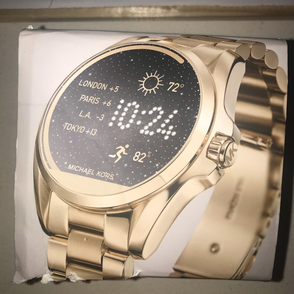 michael kors touch screen watch